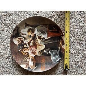 Norman Rockwell Limited Edition Collector Plate The Toymaker